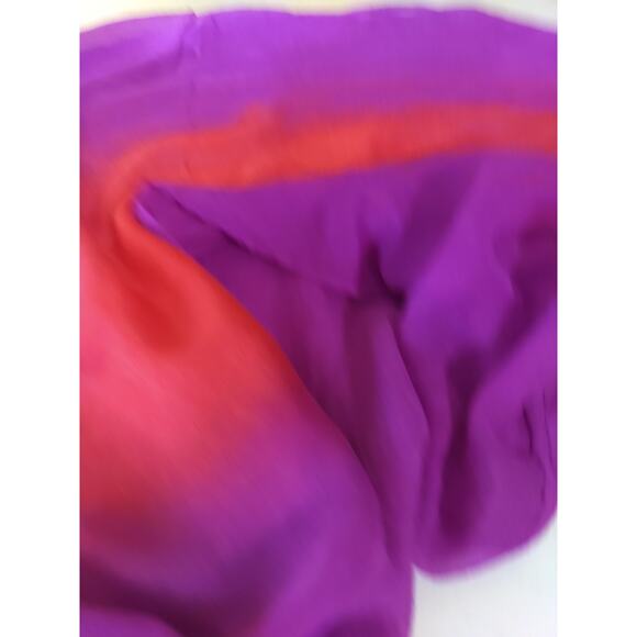 Mixit Infinity Scarf Pink Purple Sheer Polyester 68 X 23 Spring - Picture 3 of 8